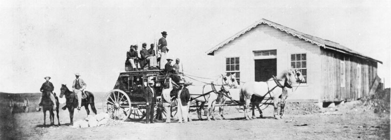 Concord Stage Coach - Same type travelled by Mark Twain