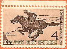 Pony Express Stamp