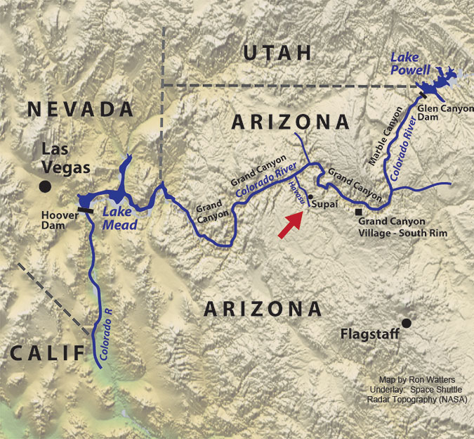 Supai - Havasu Chapter in Edward Abbey's Desert Solitaire