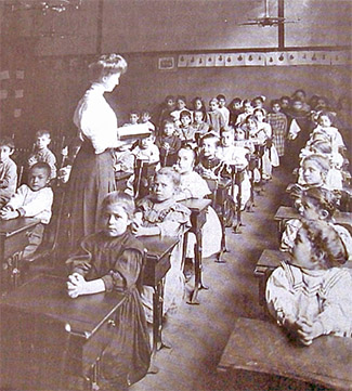 Teaching a Class in the 1800s