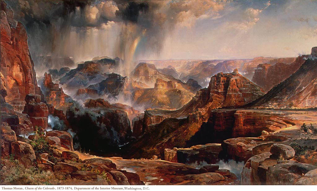 Thomas Moran's Chasm of the Colorado